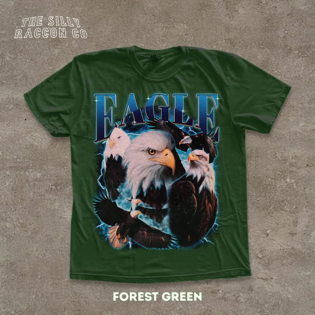 Vintage Eagle Graphic Shirt for Men Unisex, Patriotic American